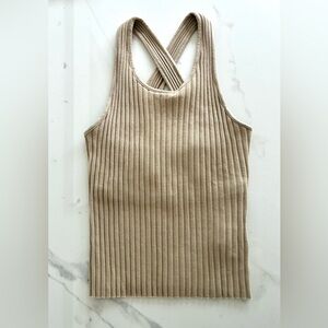 Enza Costa Ribbed Tank Sz XS $110